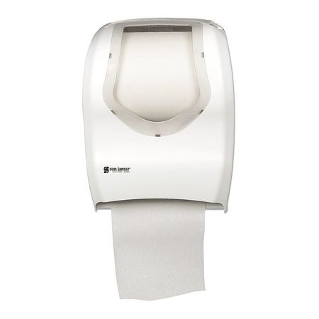 SAN JAMAR Tear-N-Dry Touchless Roll Towel Dispenser, White T1370WHCL