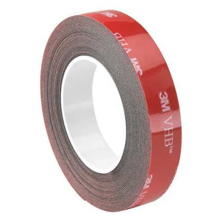 TAPECASE 3M 5915 VHB Tape 0.75" x 5yd, Black, 16 mil 5915