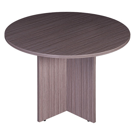 BOSS Round Table, 47", Driftwood N123-DW