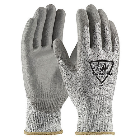PIP Urethane Coated Glove, Gray, L, PK12 719DGU/L