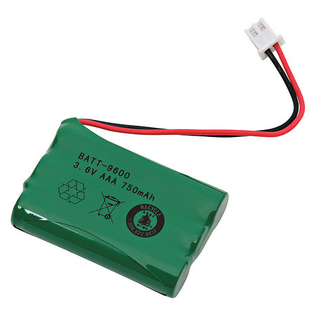 ULTRALAST Battery 3.6 Volt Nickel Metal Hydride Ultralast Cordless Phone Battery BATT-9600