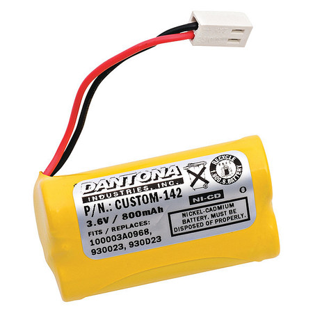 DANTONA Battery 3.6 Volt Nickel Cadmium Dantona Emergency Lighting Battery CUSTOM-142