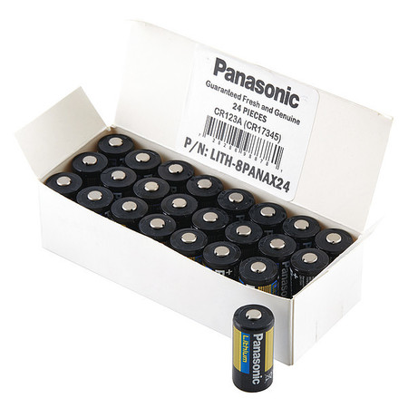 PANASONIC Battery 3 Volt Lithium (CR) Panasonic Lithium Photo Battery LITH-8PANAX24