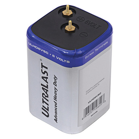 Ultralast Battery 6 Volt Zinc Chloride Ultralast Lantern Battery ULHD6VSC