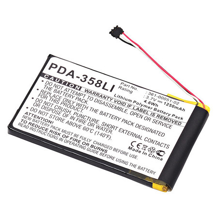 ULTRALAST Battery 3.7 Volt Lithium Polymer Ultralast GPS battery PDA-358LI