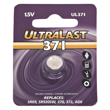 ULTRALAST Battery 1.55 Volt Silver Oxide Ultralast Watch Battery UL371