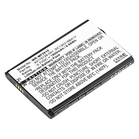 ULTRALAST Battery 3.7 Volt Lithium Ion Ultralast Wireless Router Battery WR-MF5510