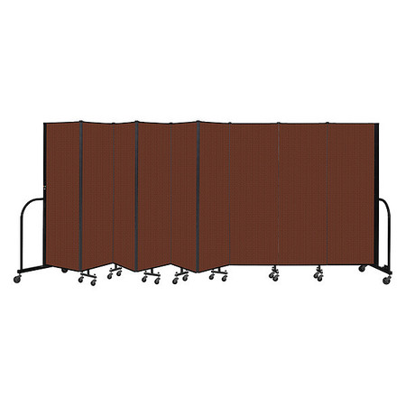 SCREENFLEX Portable Room Divider, 9 Panel, 6 ft. H CFSL609-DE