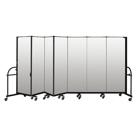 SCREENFLEX Heavy Duty Room Divider, 7 Panel, 6 ft. H HFSL607-VT