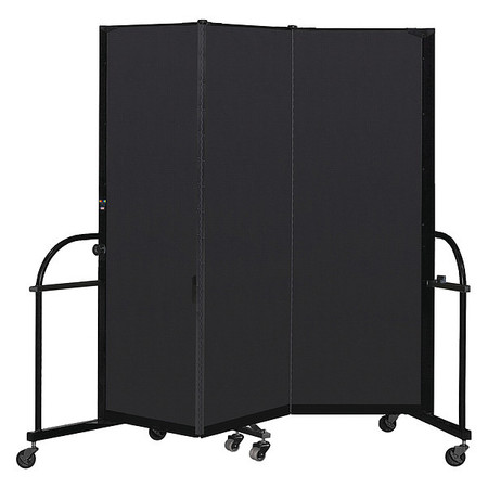 SCREENFLEX Heavy Duty Room Divider, 3 Panel, 6 ft. H HFSL603-DX