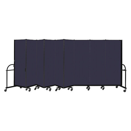 SCREENFLEX Heavy Duty Room Divider, 9 Panel, 6 ft. H HFSL609-DV