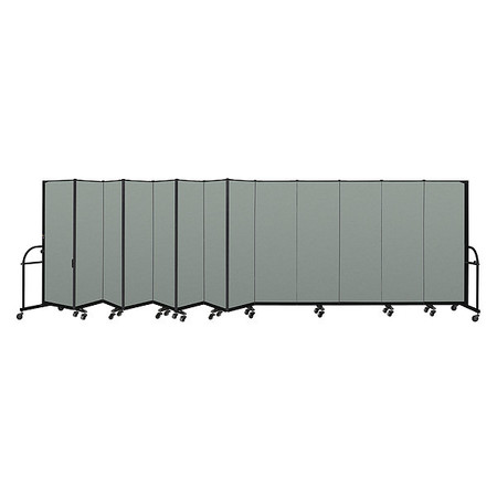 SCREENFLEX Heavy Duty Room Divider, 13 Panel, 6 ft. H HFSL6013-VN