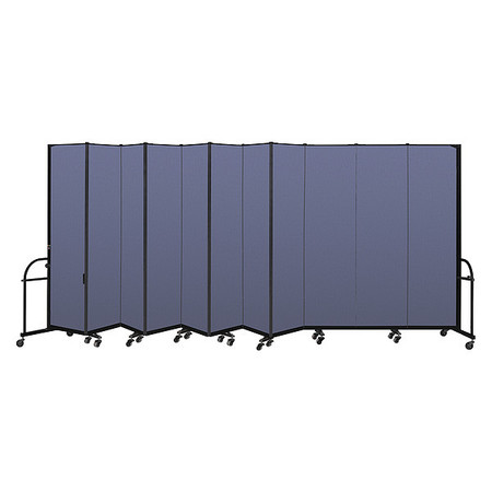 SCREENFLEX Heavy Duty Room Divider, 11 Panel, 7 ft. 4 HFSL7411-DS