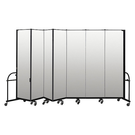 SCREENFLEX Heavy Duty Room Divider, 7 Panel, 7 ft. 4" HFSL747-VT