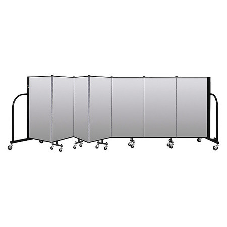 SCREENFLEX Portable Room Divider, 7 Panel, 4 ft. H CFSL407-DT