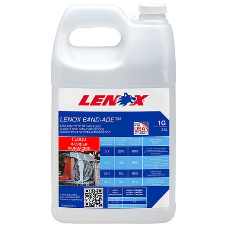 Lenox Cutting Oil, 1 gal, Bottle, BAND-ADE 68004