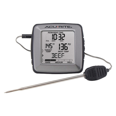 Acurite Digital Meat Thermometer W/ Time Left to Cook 01184M