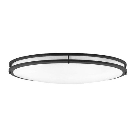 Sunlite Oval LED Double Band Fixture, 4000K, Cool LFX/DCO32/OVAL/BLK/40W/D/40K