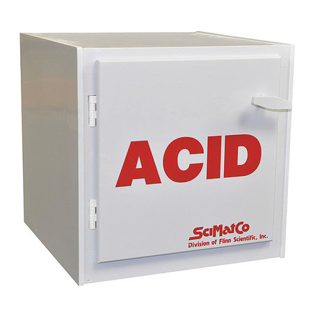 SCIENTIFIC MATERIALS CO Scimatco Pp Bench Acid Cabinet, White SC5000