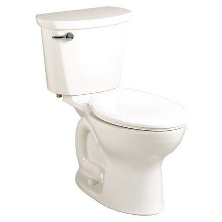 AMERICAN STANDARD Cadet Pro Elongated 1.28 Gpf Toilet In W, 1.28 gpf, Cadet Flushing System, Floor Mount, Elongated 215CA.104.020