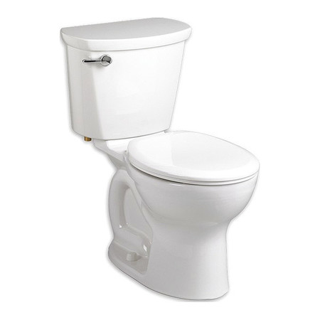 AMERICAN STANDARD Cadet Pro Round Front 1.6 Gpf Toilet In, 1.6 gpf, Cadet Flushing System, Floor Mount, Round, White 215DA.004.020