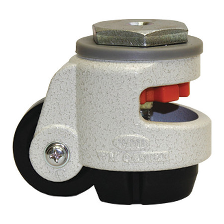 WMI Roll/Set Leveling Caster, Load Rating 60 lbs, M8 Stem Mounted WGD-40S