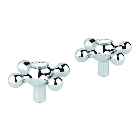 Grohe Seabury Cross Handles, Pair Starlight Ch 18731000