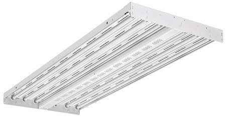 Lithonia Lighting I-BEAM(R) Fluorescent High Bay Fixture, T5HO, 360W IBZT5 6 WD