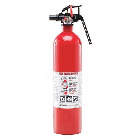 Kidde Fire Extinguisher, 1A:10B:C, Dry Chemical, 2-1/2 lb. FA110