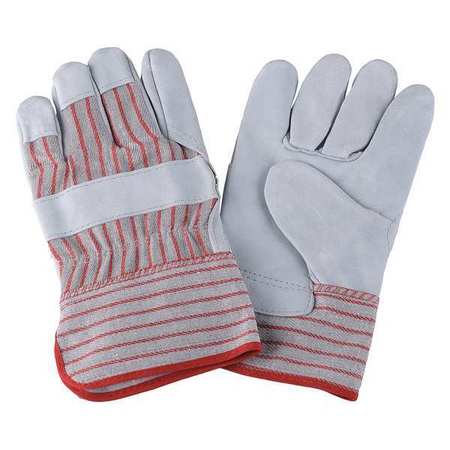 CONDOR Leather Gloves, Red Striped, XL, PR 2MDC2