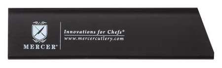 Mercer Cutlery Knife Guard, 8 x 2 In, Plastic, Black M33113P