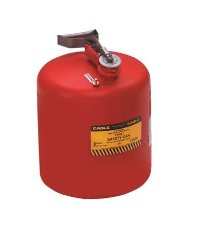 Eagle Mfg 5 gal. Red Polyethylene Type I Safety Can 1543