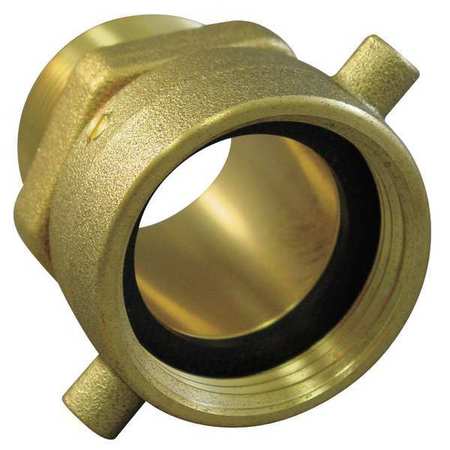 Fire Hose Adapter, NHxNPSH Male, Brass