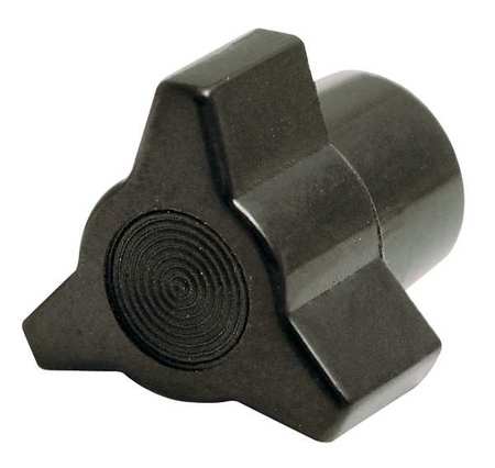 DAVIES Three Prong Clamp Knob, 1/4-20 Thread Size, 1/3"L, GP Phenolic 3022-C