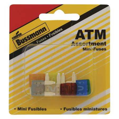 Eaton Bussmann Automotive Fuse Kit, ATM Series, 8 Fuses Included 2 A to 30 A, Not Rated BP/ATM-A8-RP