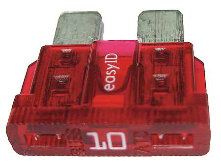 EATON BUSSMANN Automotive Fuse, ATC-ID Series, 10A, 32V DC, Indicating, 2 PK BP/ATC-10ID