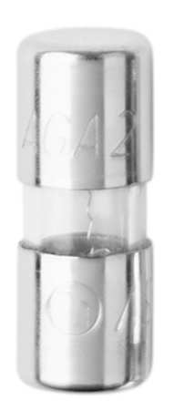 EATON BUSSMANN Glass Fuse, AGA Series, Fast-Acting, 2A, 125V AC, 200A at 125V AC, 5 PK AGA-2