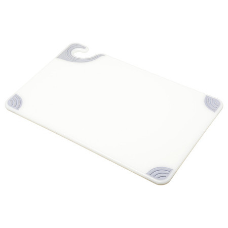 San Jamar Cutting Board, 12x18, White CBG121812WHGR