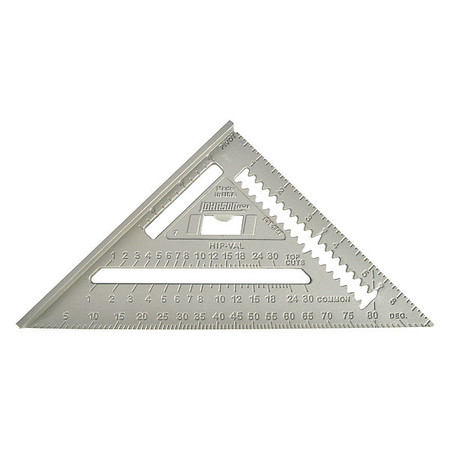 Johnson Level & Tool Rafter Angle Square, 7 In, Aluminum RAS-1B