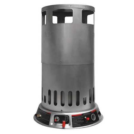 DAYTON Convection Portable Gas Heater, LP, 50,000 to 200,000 BtuH 6BY74