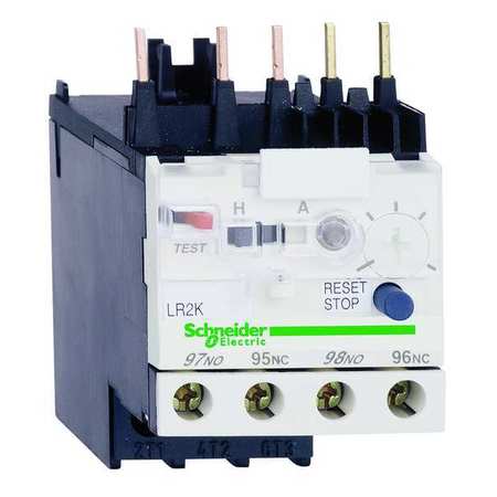 SCHNEIDER ELECTRIC Overload Relay, 0.36 to 0.54A, Class 10, 3P LR2K0304