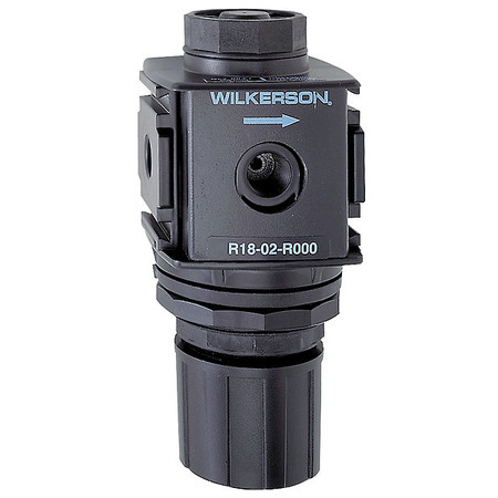 Wilkerson Air Regulator, 1/2 In. NPT, 83 cfm, 300 psi R18-04-F000