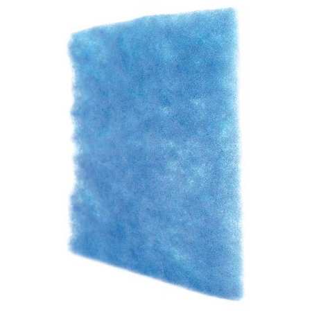 Air Handler 12" x 24" x 2" Polyester Air Filter Pad MERV 7, Blue/White 6B754