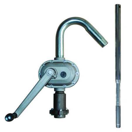 Dayton Hand Drum Pump, Rotary, Aluminum 7P085