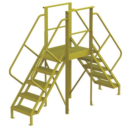 TRI-ARC Crossover Ladder 5 Step 50 In Span, Serr 7CY82