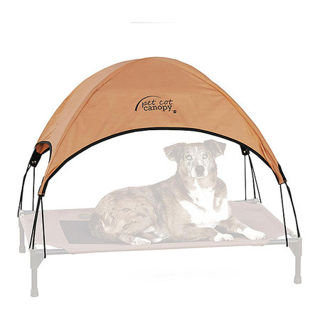 K&H PET PRODUCTS Pet Cot Canopy Large Tan 30" x 42" x 28" 1637