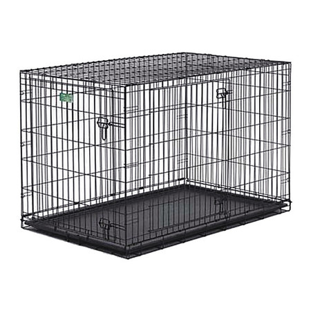 MIDWEST Dog Double Door i-Crate Black 30" x 19" x 21" I-1530DD