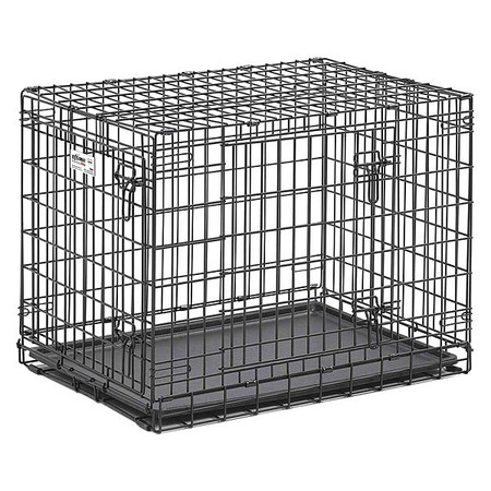 MIDWEST Ultima Pro Double Door Dog Crate Black 31" x 21.50" x 24" 730UP