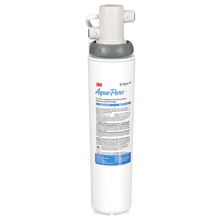 3M Aqua-Pure Water Filter System, 2 gpm, 0.5 Micron, 15 1/8 in H 5609223