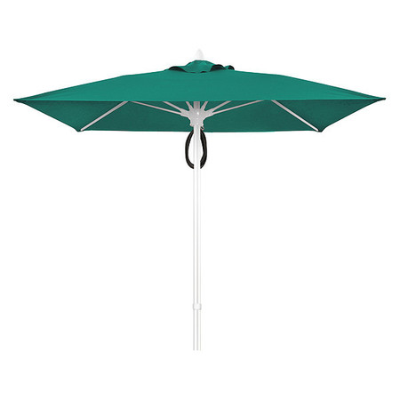 FIBERBUILT Market Umbrella 4 Rib Pulley Pin, Teal, 7.5ft. 7SQMPPW-5456